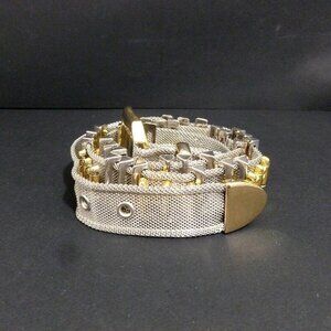 36" BELL SHABBY CHIC COMPATIBLE FILIGREE METAL/BRASS (SILVER / GOLD) WOMEN 8226